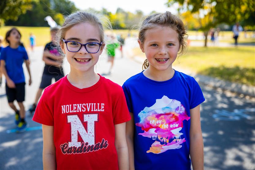 Students enjoy the Nolensville Elementary Fun Run